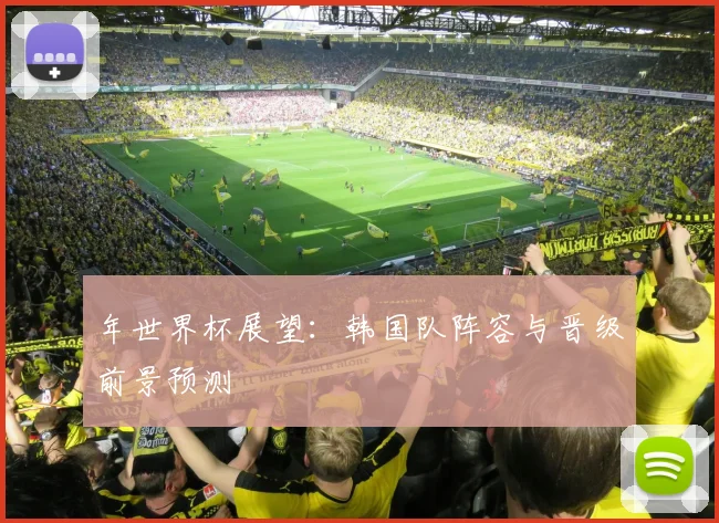 年世界杯展望：韩国队阵容与晋级前景预测