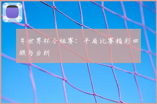 年世界杯小组赛：平局比赛精彩回顾与分析